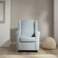 Danat Fauteuil &agrave; bascule bleu turquoise^Banak Discount