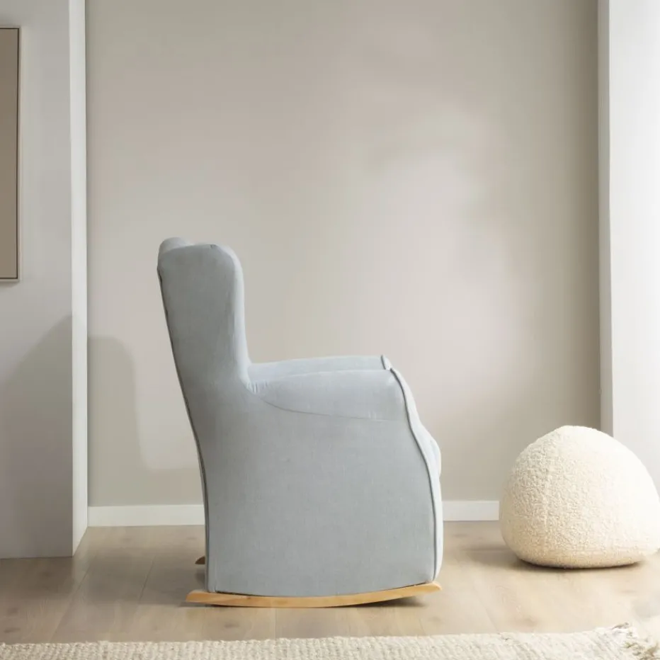 Danat Fauteuil à bascule bleu turquoise^Banak Discount