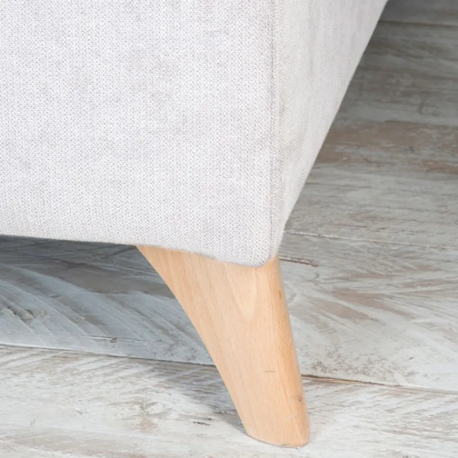 Dandy Canapé d'angle gauche 4 places beige avec rangement^Banak Discount