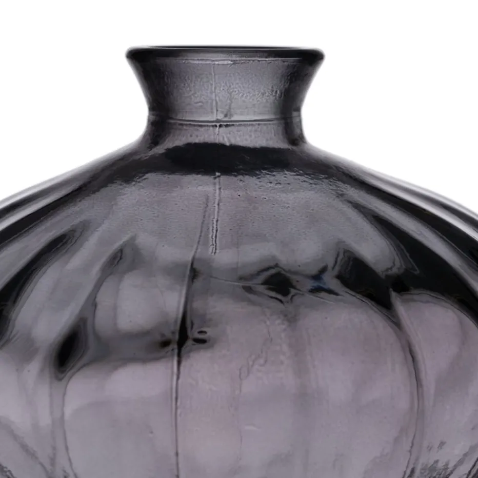 Dasas Vase en verre recyclé gris^Banak Clearance