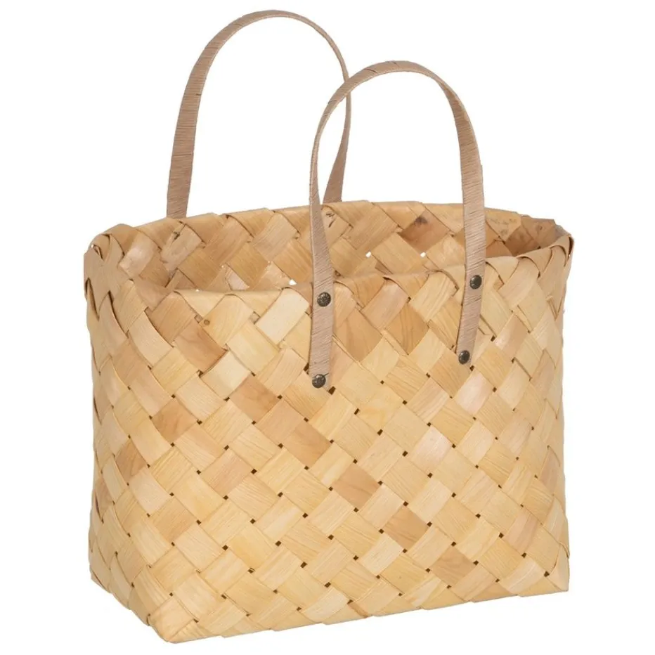 Demas Ensembles de 2 paniers en bois de paulownia^Banak Discount