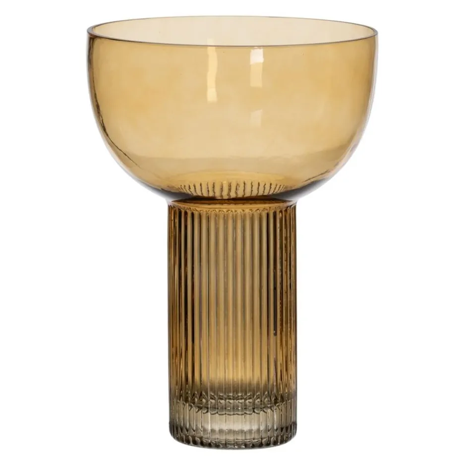 Denas Vase en verre brun^Banak Clearance