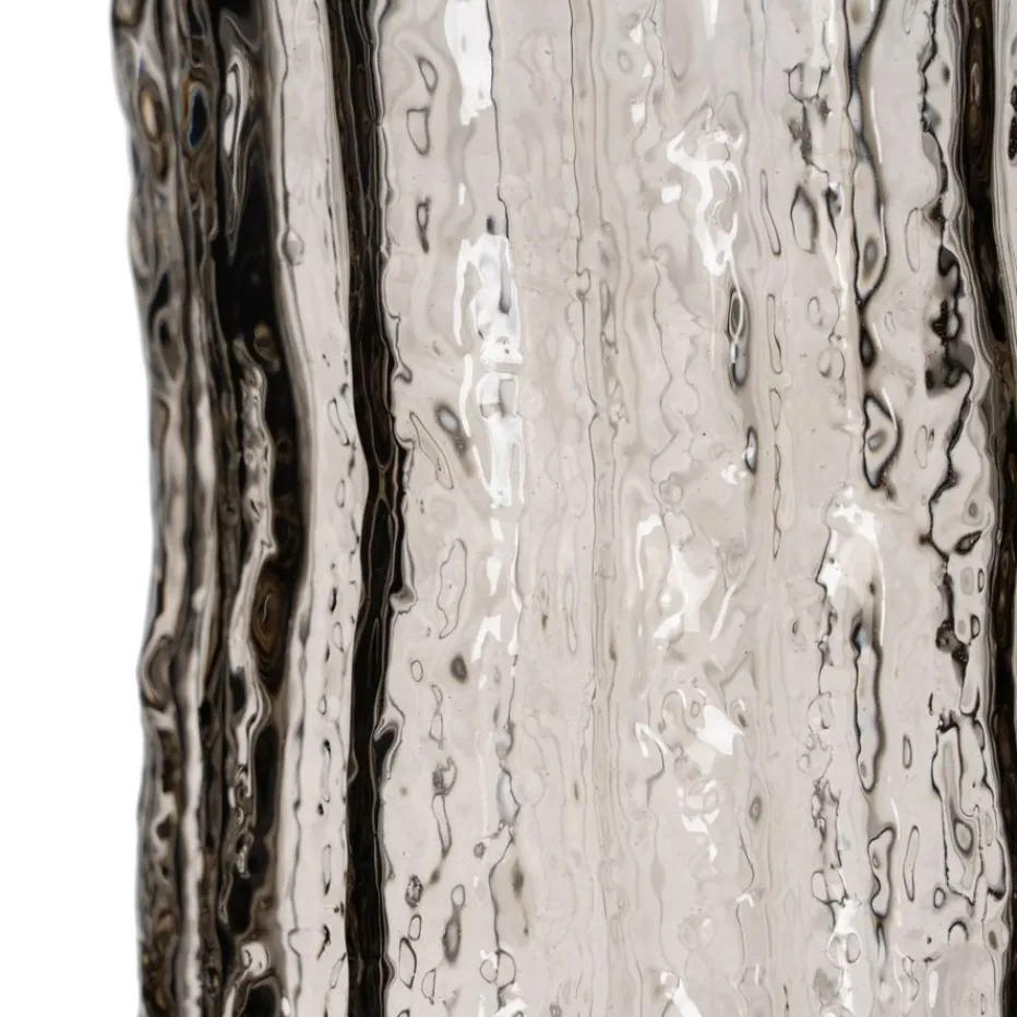 Deras Vase en verre gris^Banak New