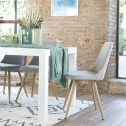Devon Chaise rembourrée beige^Banak