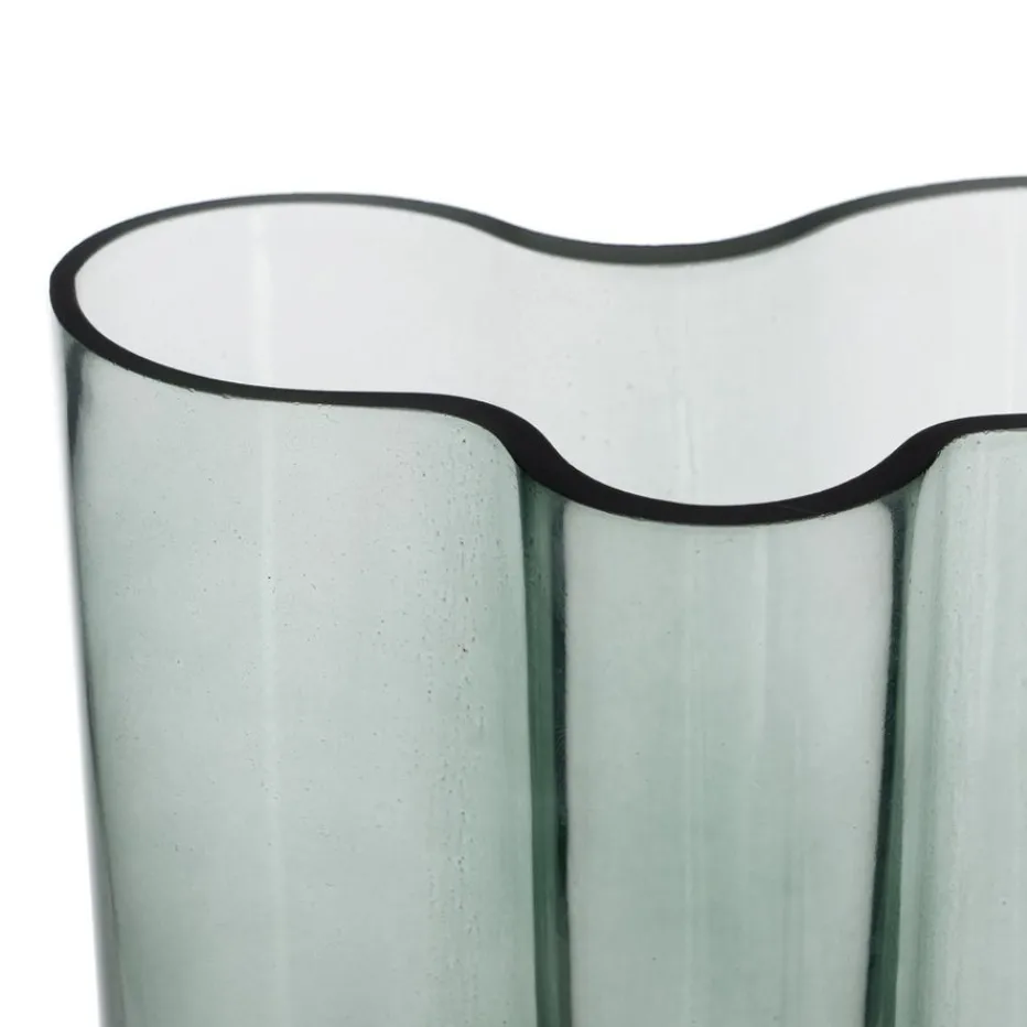 Dilos Vase en verre bleu^Banak Online