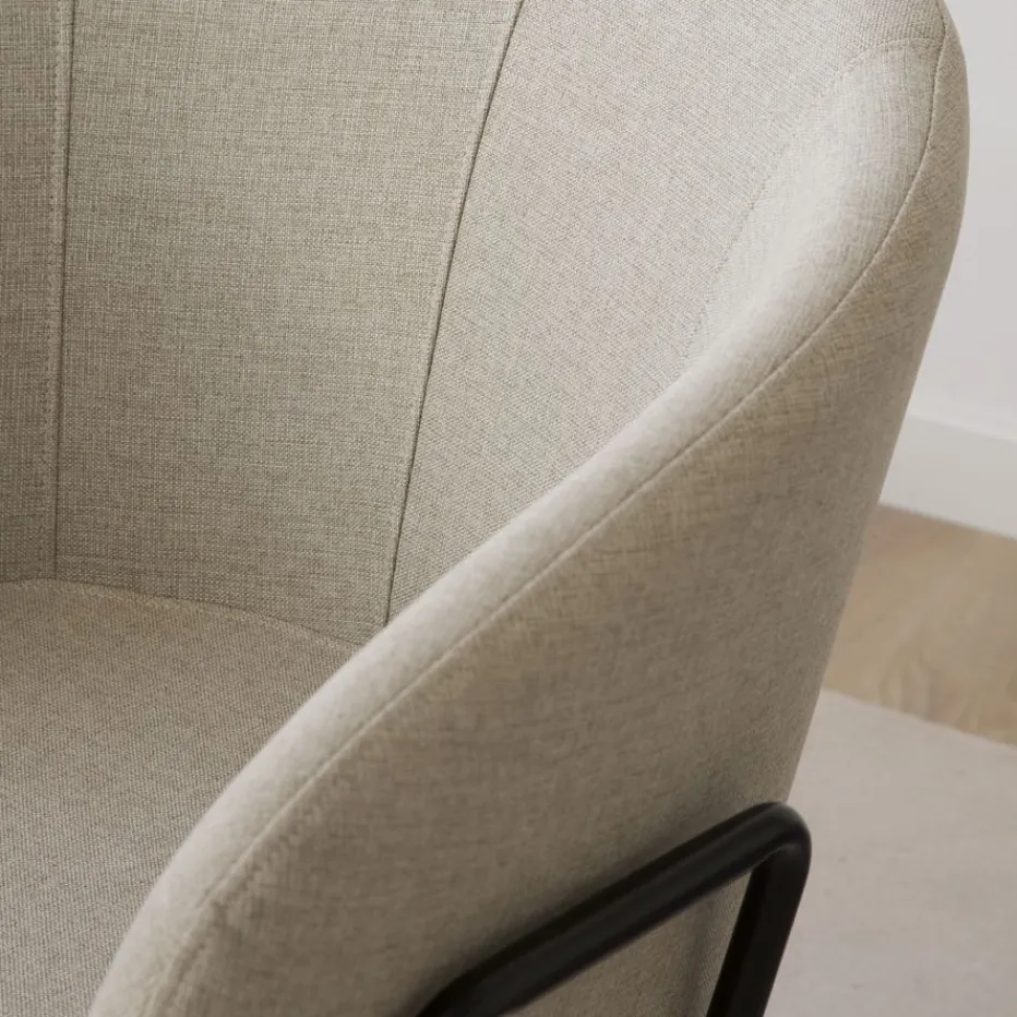Dresde Chaise rembourrée beige^Banak
