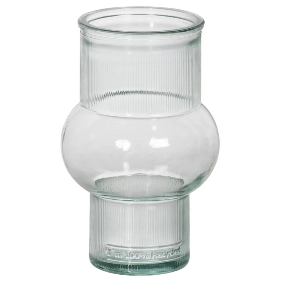 Duhas Vase en verre recyclé naturel^Banak New