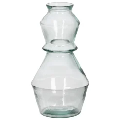 Dukas Vase en verre recyclé naturel^Banak Clearance