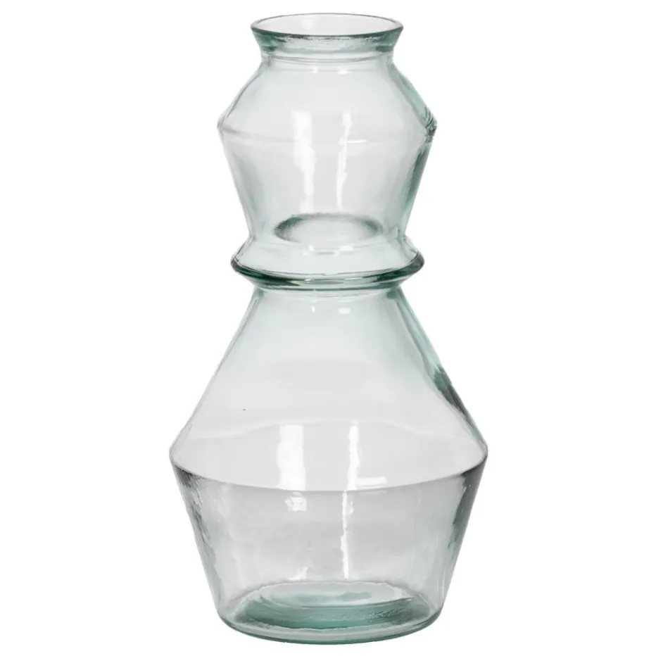 Dukas Vase en verre recyclé naturel^Banak Clearance