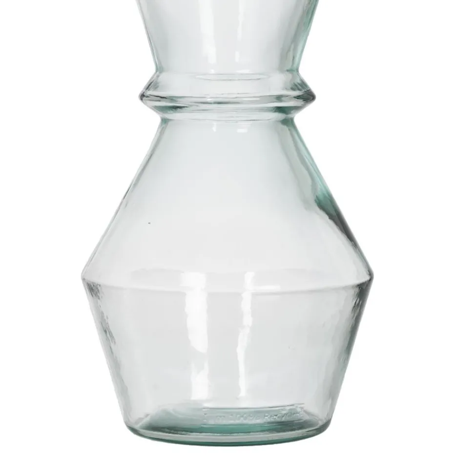 Dukas Vase en verre recyclé naturel^Banak Clearance