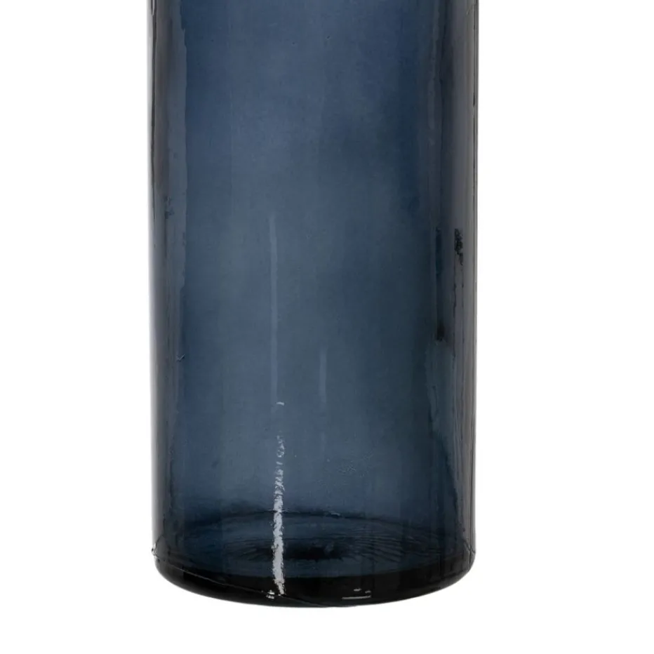 Dulas Vase en verre recyclé bleu^Banak Online