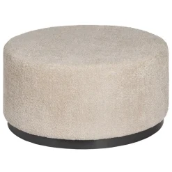 Duzas Pouf de salon en tissu et métal^Banak Outlet