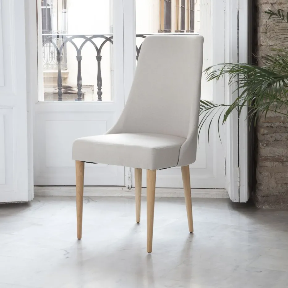 Elisa Chaise rembourrée beige^Banak Outlet