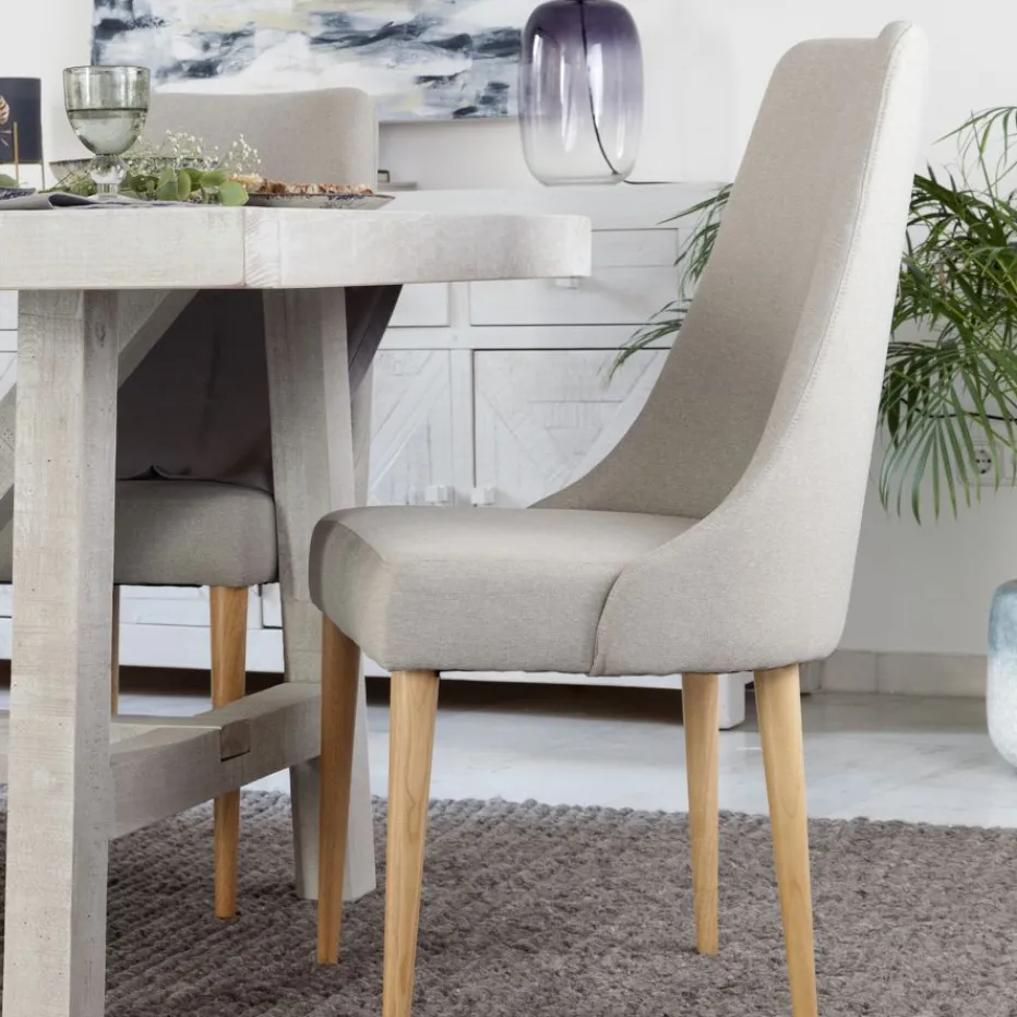 Elisa Chaise rembourrée beige^Banak Outlet