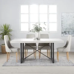 Elisa Chaise rembourrée beige^Banak Outlet