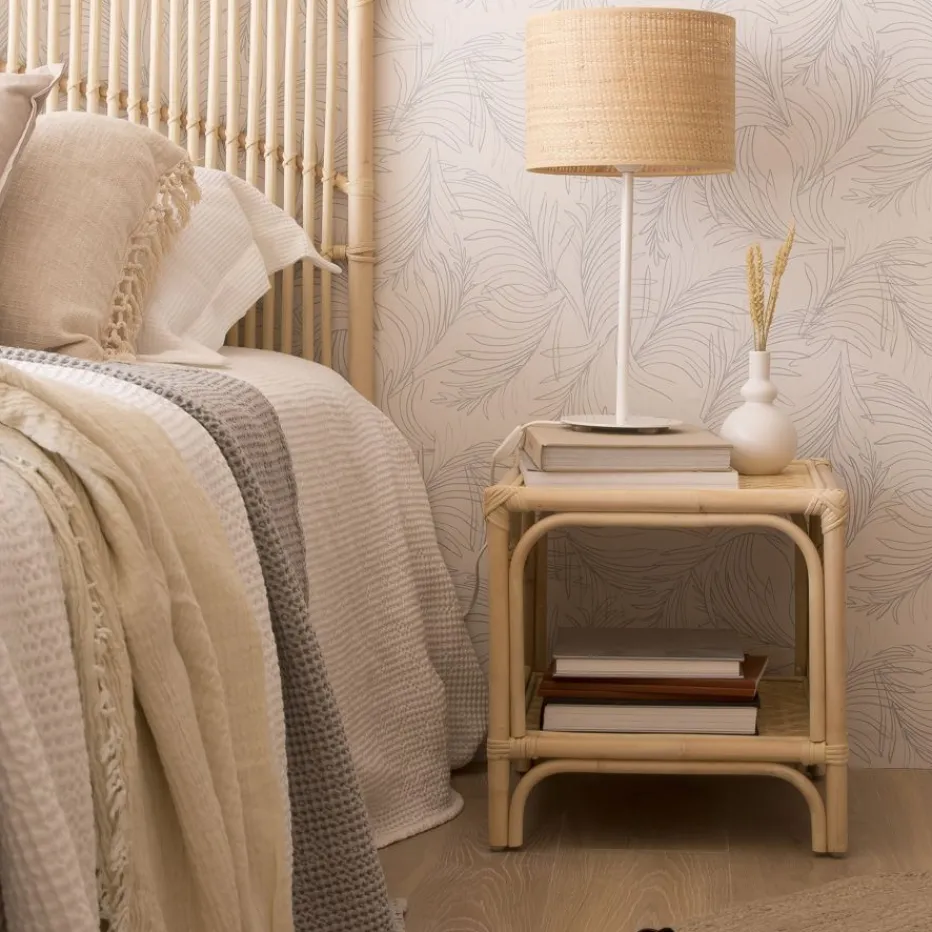 Elle Table d'appoint en rotin naturel^Banak Outlet