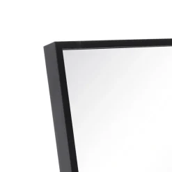 Emer Miroir noir en aluminium décoratif en verre^Banak Clearance