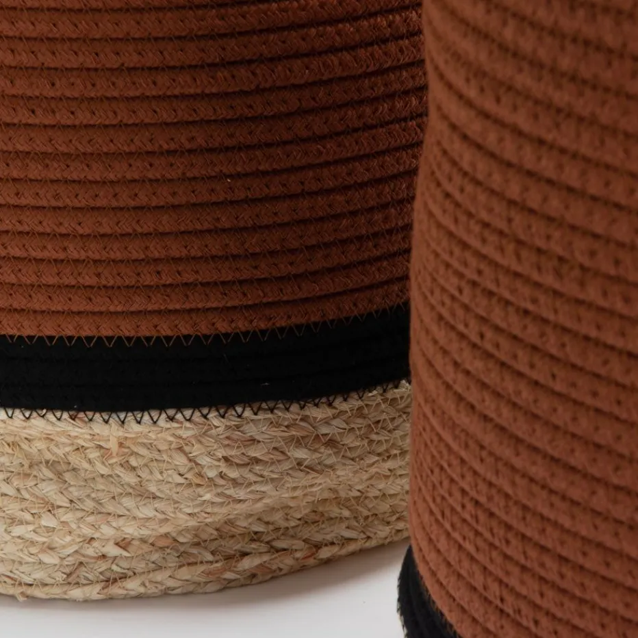 Ensemble De 2 paniers en coton^Banak Clearance