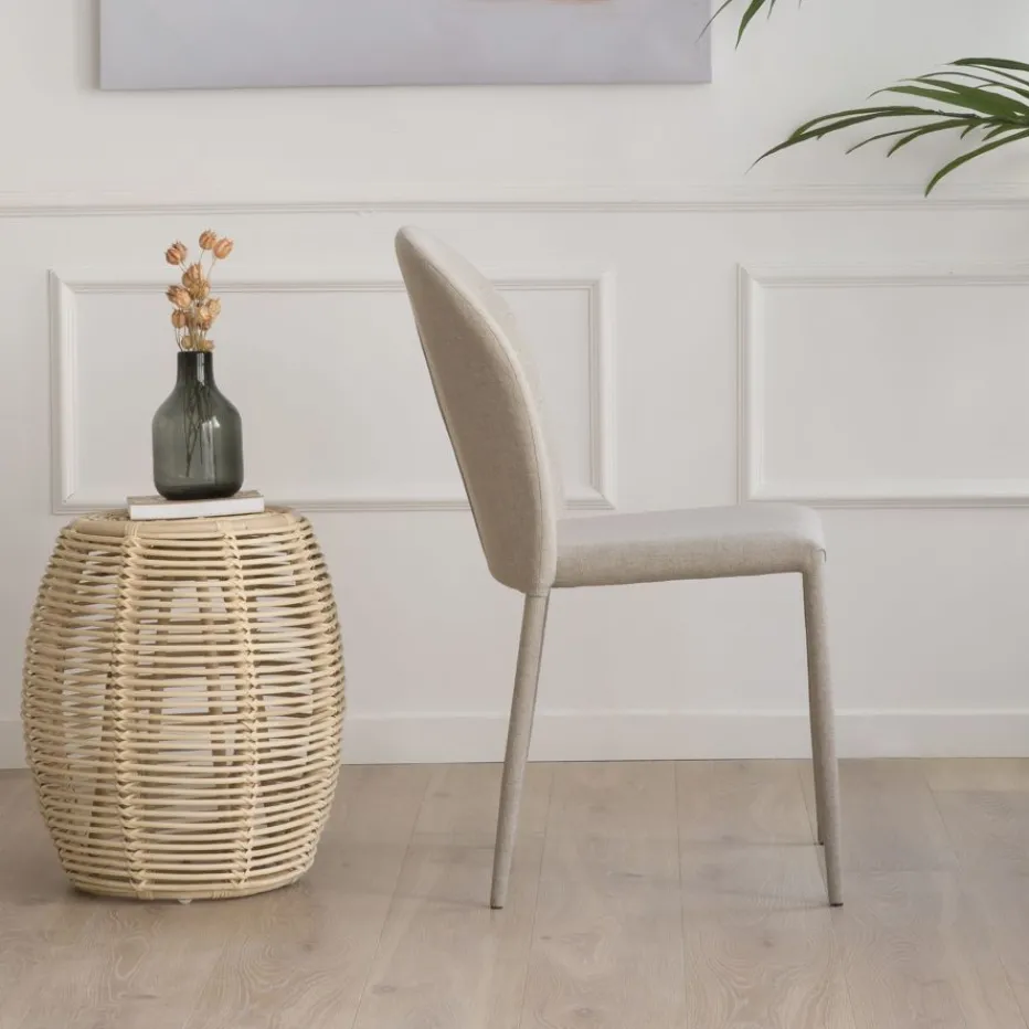 Ensemble De table extensible didier et 4 chaises de salle à manger beige beirut^Banak Online
