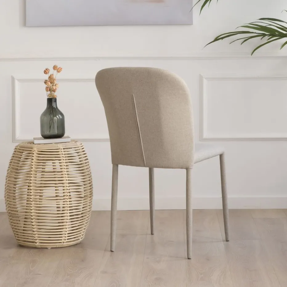 Ensemble De table extensible didier et 4 chaises de salle à manger beige beirut^Banak Online