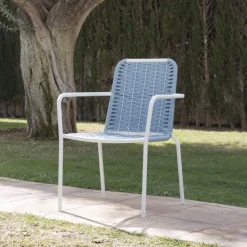 Ensemble Table inset et 6 chaises mink tourmaline/blanc^Banak Clearance
