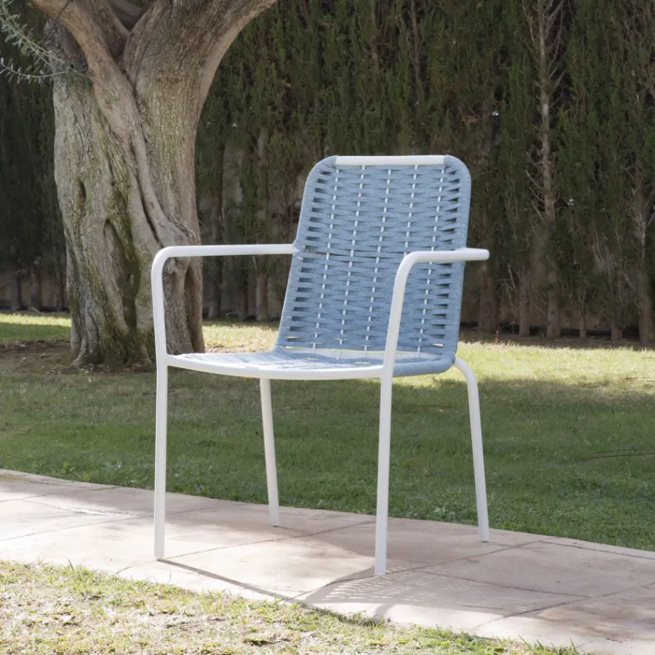 Ensemble Table inset et 6 chaises mink tourmaline/blanc^Banak Clearance