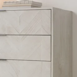 Enzo Commode en bois massif et métal couleur blanc wild^Banak Best