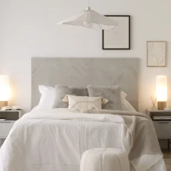 Enzo Tête de lit en bois massif pour lit de 150 et 160 blanc wild^Banak New