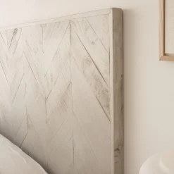 Enzo Tête de lit en bois massif pour lit de 150 et 160 blanc wild^Banak New