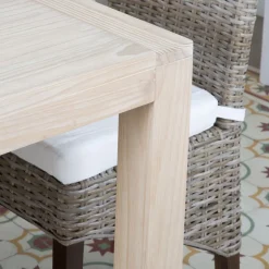Gael Table à manger extensible rectangulaire 140/190 en bois couleur naturelle^Banak Clearance