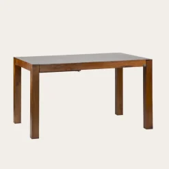 Gael Table à manger rectangulaire extensible 140/190 en bois massif de couleur teck^Banak Best