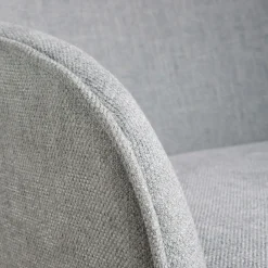 Gali Fauteuil gris avec pieds en métal^Banak Best