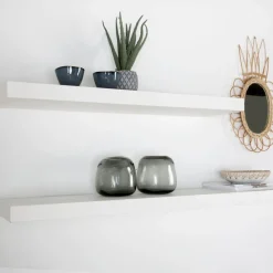 Gante étagère murale laqué blanche de 150 cm^Banak Best