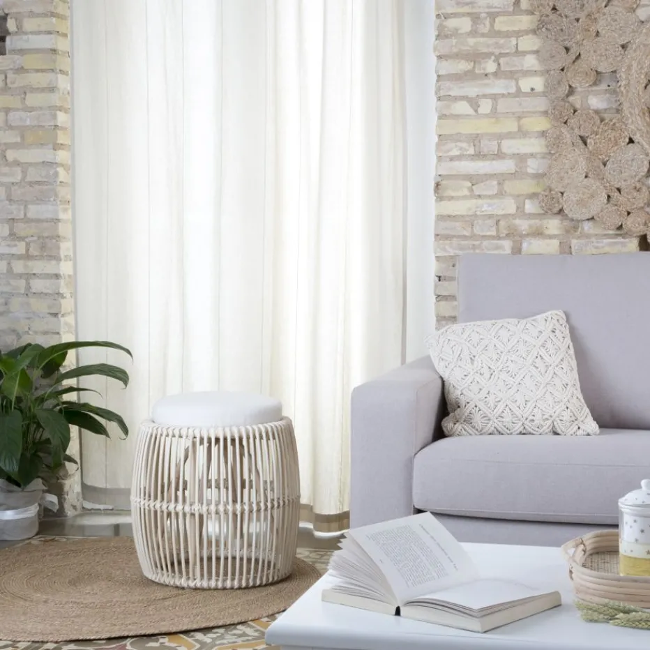 Ghemi Repose-pieds avec coussin / table d'appoint^Banak Hot