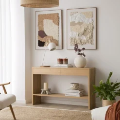 Haiku Meuble d'entrée avec espace de rangement en bois^Banak Outlet
