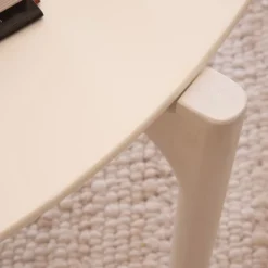 Hans Table basse en bois laqué blanc petite^Banak