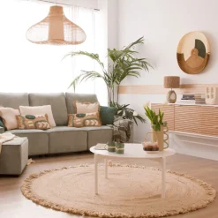 Hans Table basse en bois laqué blanc grand^Banak Sale