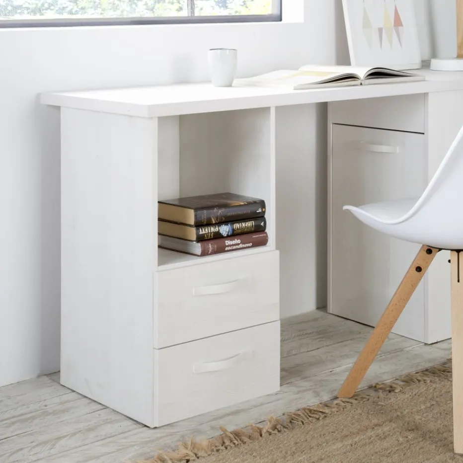Hansel Bureau avec tiroirs et rangement^Banak Clearance
