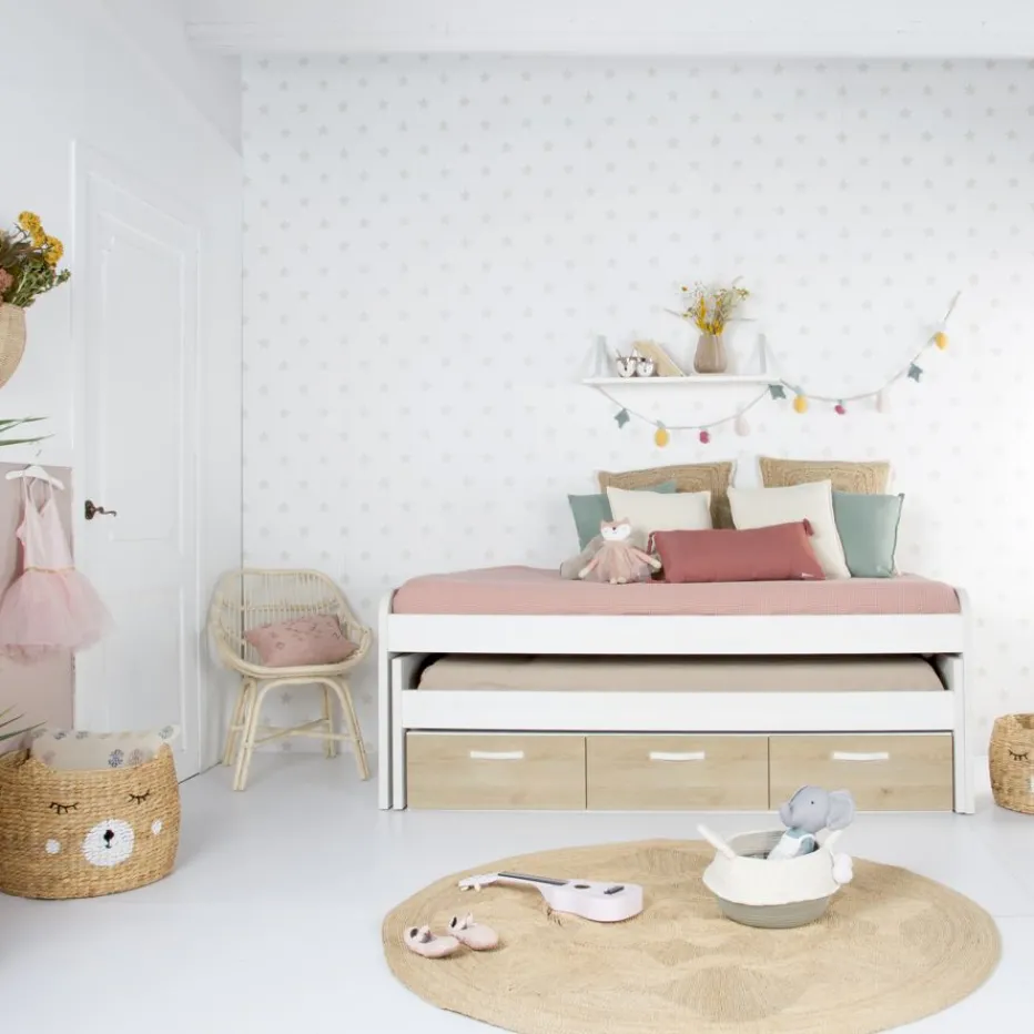 Hansel Lit superposé avec tiroirs pour matelas de 90^Banak Clearance