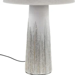 Hasta Lampe de table en céramique et lin^Banak Online