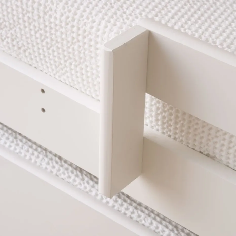 Haus Cama con forma de casa y somier de arrastre para colchón de 90x190 lacada e^Banak Outlet