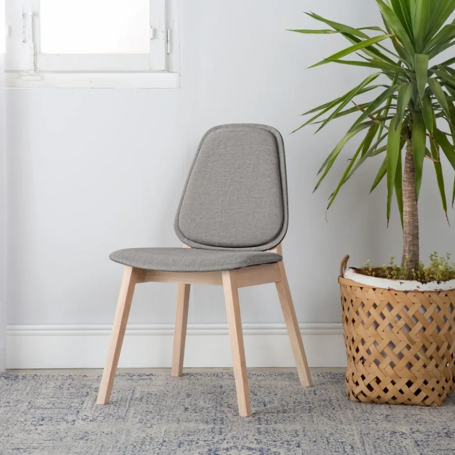 Hudson Silla tapizada gris^Banak Online
