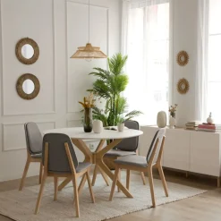 Hudson Silla tapizada gris^Banak Online