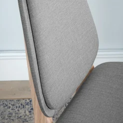 Hudson Silla tapizada gris^Banak Online