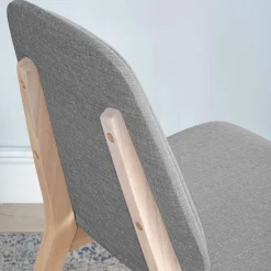 Hudson Silla tapizada gris^Banak Online
