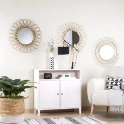 Ike Miroir 60d rotin naturel^Banak Clearance