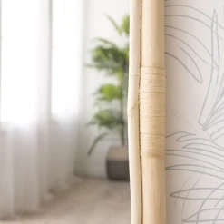 Isna Miroir mural en rotin naturel^Banak Hot