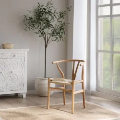 Isola Chaise en bois massif de couleur naturelle^Banak Sale
