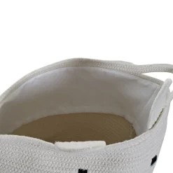 Jalas Panier à linge 2 ensembles de coton blanc^Banak Discount