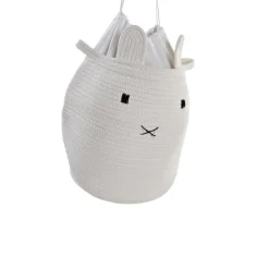 Jalas Panier à linge 2 ensembles de coton blanc^Banak Discount